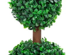 Best Planta de boj artificial con maceta forma esférica 60 cm Verde