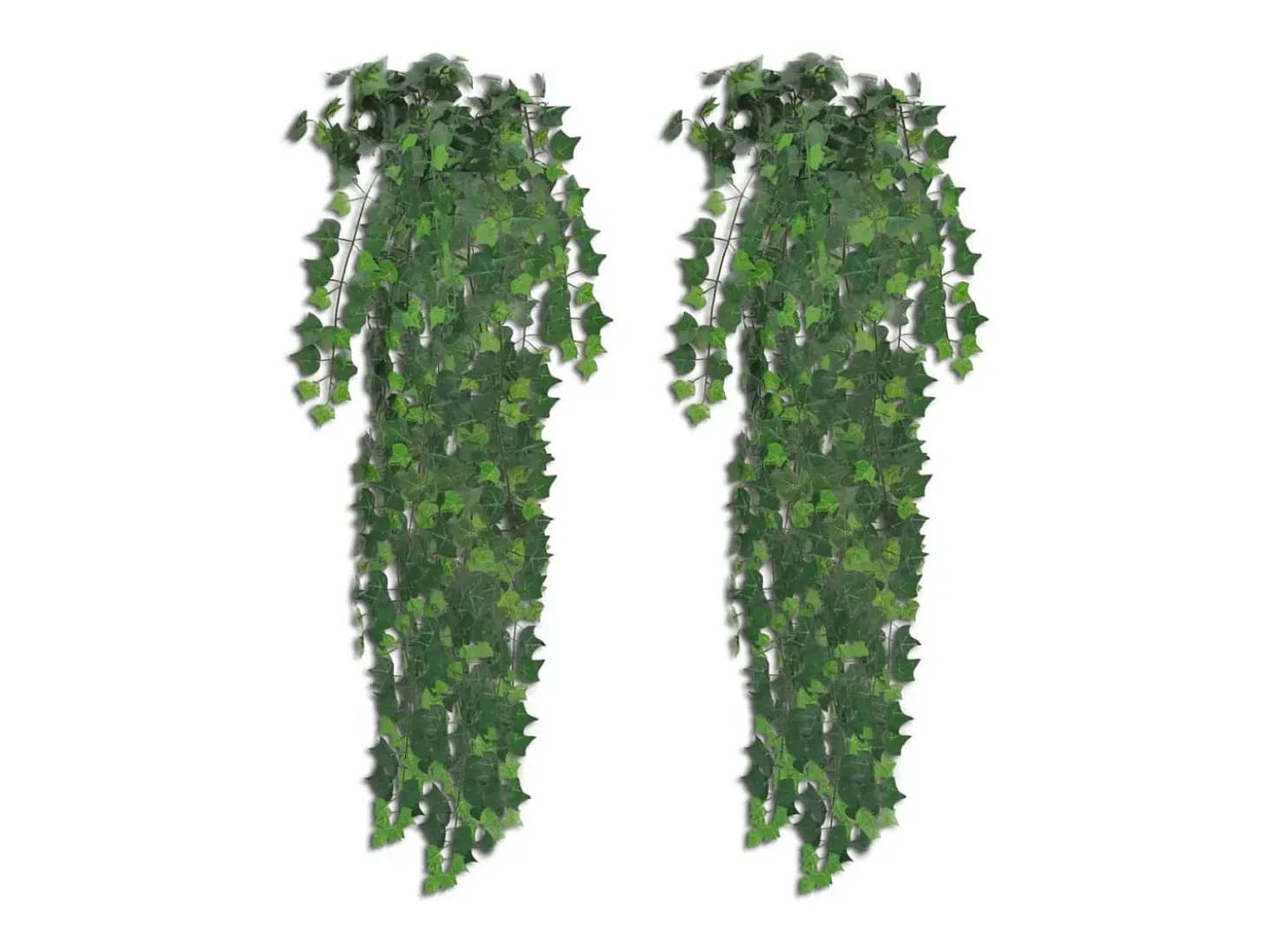 Plantas artificiales de hiedra 4 unidades verde 90 cm ES617539