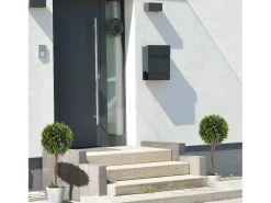 Sale Plantas artificiales de lavanda, 2 piezas, con maceta y musgo artificial, 60 cm, (24 x 24 x 60 cm) Verde