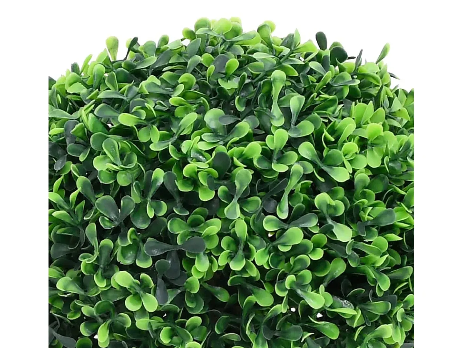 Planta Artificial^Plantas de Boj Artificiales 2 piezas con Maceta Bola 27 cm Verde