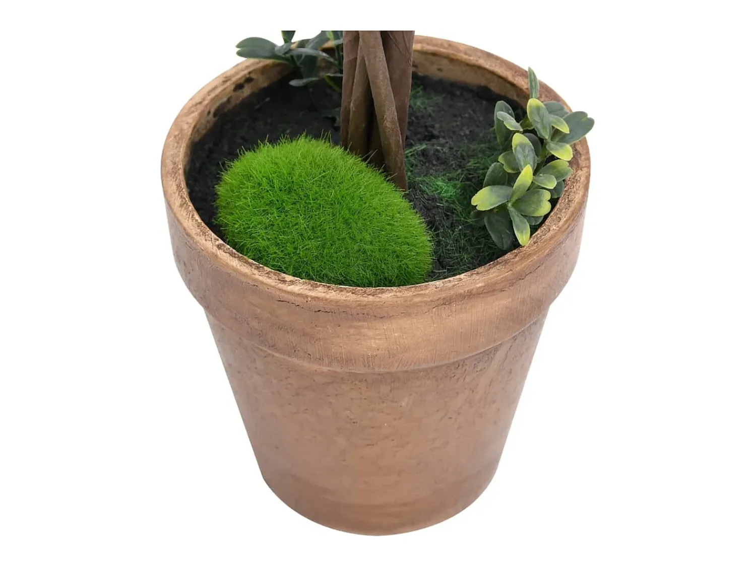 Sale Plantas de boj artificial 2 uds forma bola maceta 33 cm ES903187 Verde