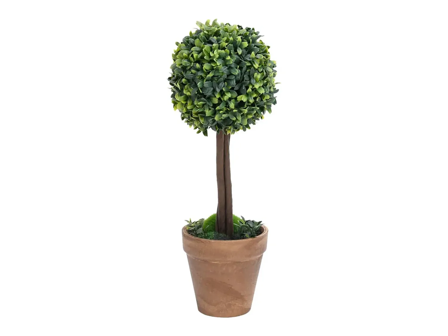 Sale Plantas de boj artificial 2 uds forma bola maceta 33 cm ES903187 Verde