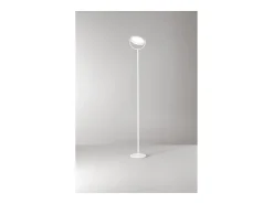 Lámpara De Pie^Platón - Lámpara de pie LED regulable de 30 W, 3000 K, 2968 lm, 190 cm de alto, interruptor de pedal de encendido/apagado - Perenz - Blanco
