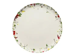 Clearance Plato llano de porcelana /multicolor D27 cm, Brillance Blanco