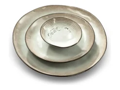 Plato postre Shadow Nacre 20.5 cm (Lote de 6) Marrón Gres Reactivo Esmaltado
