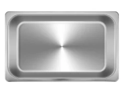 Vajilla^Plato, SucceBuy - Sartén Vaporera de Acero Inoxidable de 10,1 CM de Profundidad con Tapa, 13 L, Antiatasco, Paquete de 4