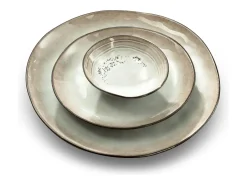 Discount MEDARD DE NOBLAT Platos Hondos Shadow Nacre 19.5 cm (Conjunto de 6) - Gres Reactivo Esmaltado Marrón Marru00f3n