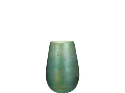 Outlet J-Line Portavelas de Vidrio 175x175x265cm Verde