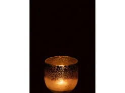 Online J-Line Portavelas milano cristal /rosa 10 Gris