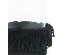 Clearance Bazar Bizar Portavelas Oh My Gee - Terciopelo - M Negro