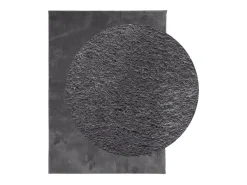 Garden Furniture Prolenta Premium - Alfombra de pelo corto suave lavable HUARTE antracita 240x340cm Gris antracita