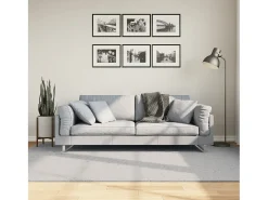 Hot Garden Furniture Prolenta Premium - Alfombra de pelo corto suave lavable HUARTE 160x230 cm Gris