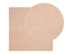 Prolenta Premium - Alfombra de pelo corto suave lavable HUARTE rosado 160x160 cm