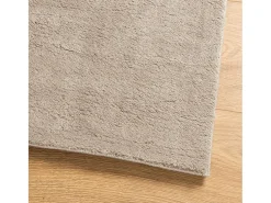 Online Garden Furniture Prolenta Premium - Alfombra de pelo corto suave lavable HUARTE arena 140x200 cm Marru00f3n