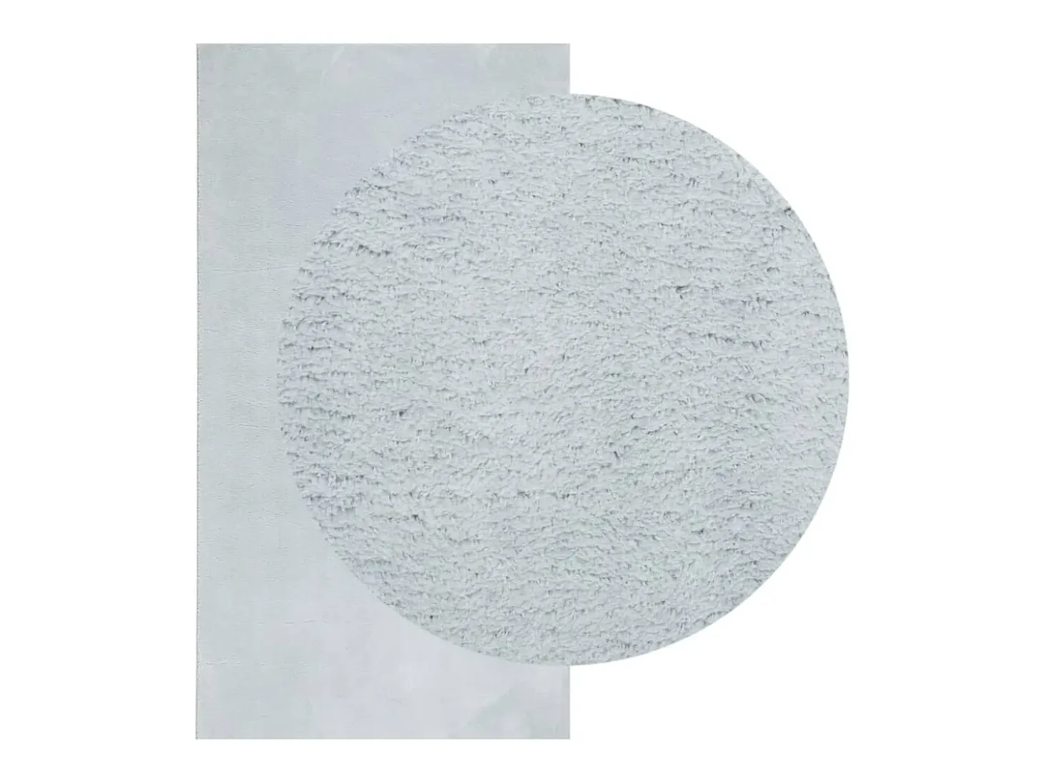 Prolenta Premium - Alfombra de pelo corto suave lavable HUARTE azul 80x150 cm