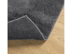 Clearance Garden Furniture Prolenta Premium - Alfombra de pelo corto suave lavable HUARTE antracita 200x280cm Gris antracita