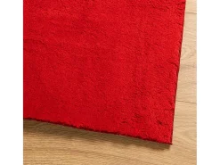 Garden Furniture Alfombra De Salón^Prolenta Premium - Alfombra de pelo corto suave lavable HUARTE 200x200 cm Rojo