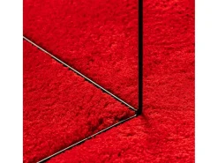 Garden Furniture Alfombra De Salón^Prolenta Premium - Alfombra de pelo corto suave lavable HUARTE 200x200 cm Rojo