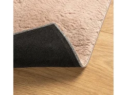 Garden Furniture Alfombra De Salón^Prolenta Premium - Alfombra de pelo corto suave lavable HUARTE do 200x200 cm Rosa