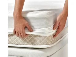 Outlet PIKOLIN Protector Colchón Hotel 135x196cm| HOME| Extra suave| 32cm Blanco