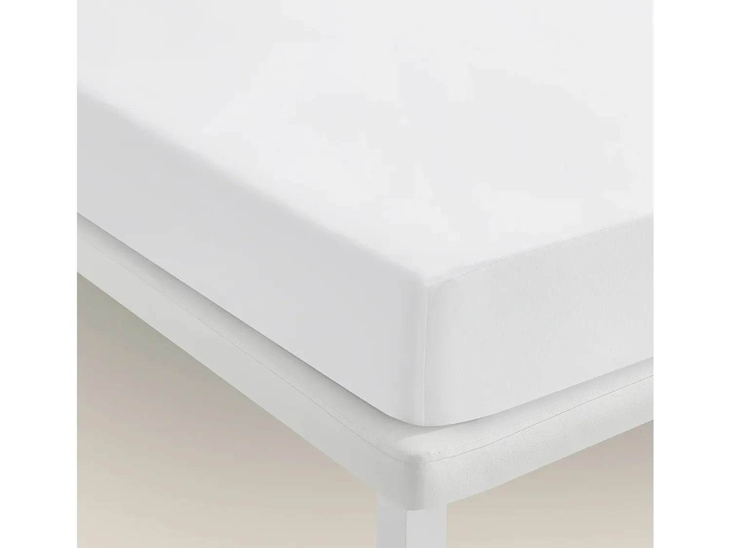 Discount PIKOLIN Protector colchón 160x196cm | HOME | Impermeable | Hasta 38cm Blanco