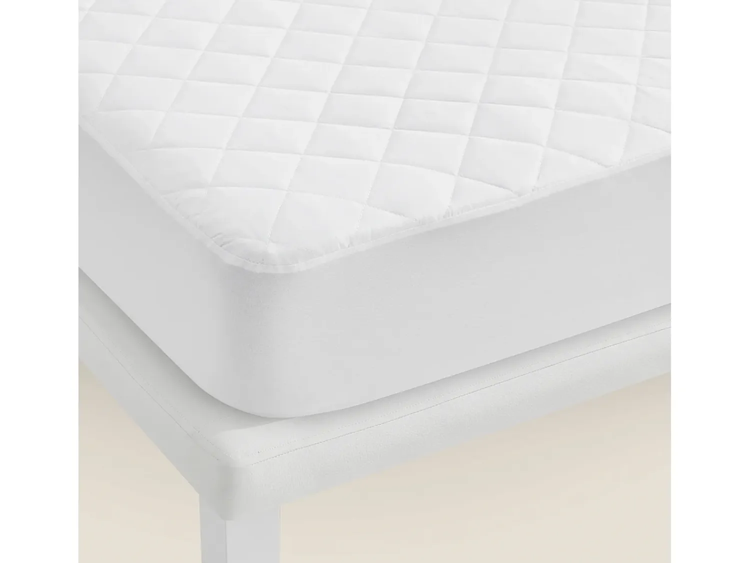 Outlet PIKOLIN Protector colchón 135x196cm| HOME| Impermeable| Hasta 32cm Blanco
