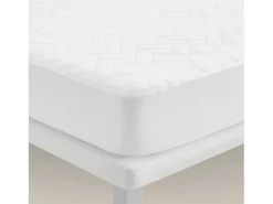 Outlet PIKOLIN Protector Cuna Acolchado Antialérgico Impermeable 70x140cm Blanco