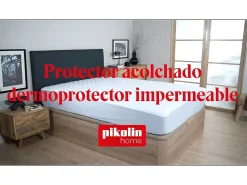 Protector de colchón 160x196cm| PIKOLIN HOME| Aloe Vera| Hasta 32cm