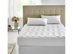 PIKOLIN Ropa De Cama^Protector de colchón 90x196cm| HOME| Hasta 32cm| Transpirable Blanco