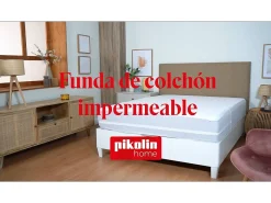 Protector de colchón 90x196cm| PIKOLIN HOME| Hasta 34cm| Impermeable