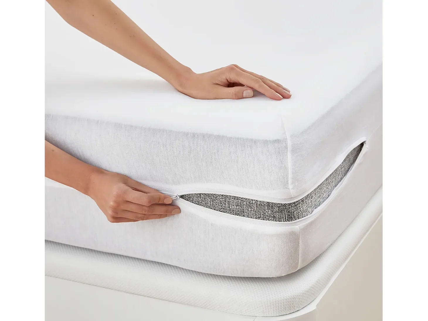Protector de colchón 90x196cm| PIKOLIN HOME| Hasta 34cm| Impermeable
