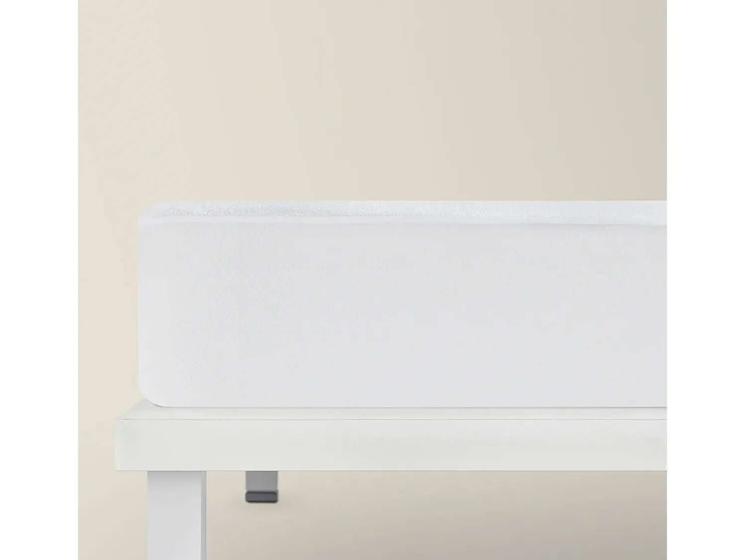 PIKOLIN Ropa De Cama^Protector de colchón 140x196cm| HOME| Algodón Rizo| 32cm Blanco