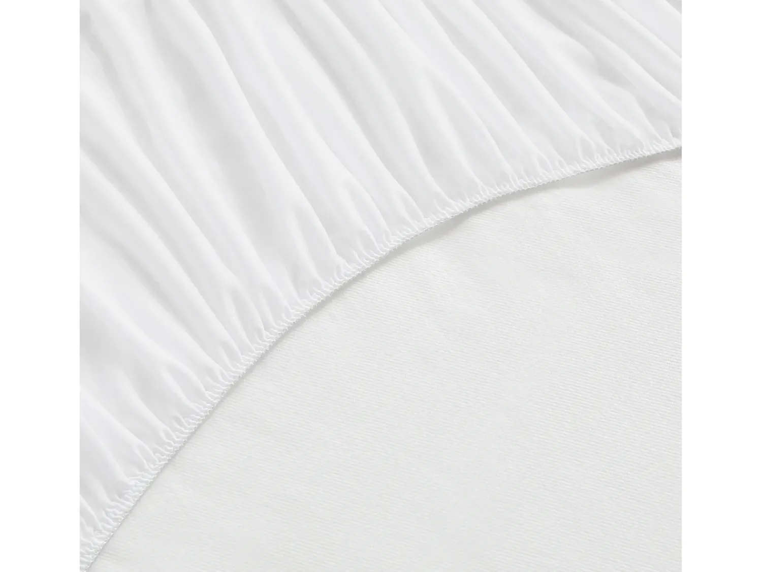 PIKOLIN Ropa De Cama^Protector de colchón 140x196cm| HOME| Algodón Rizo| 32cm Blanco