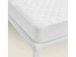New PIKOLIN Protector de colchón 135x196cm| HOME| Aloe Vera| Hasta 32cm Blanco
