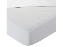 PIKOLIN Ropa De Cama^Protector de colchón 90x196cm| HOME| 100% Algodón| Hasta 32cm Blanco