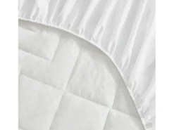 PIKOLIN Ropa De Cama^Protector de colchón 90x196cm| HOME| 100% Algodón| Hasta 32cm Blanco