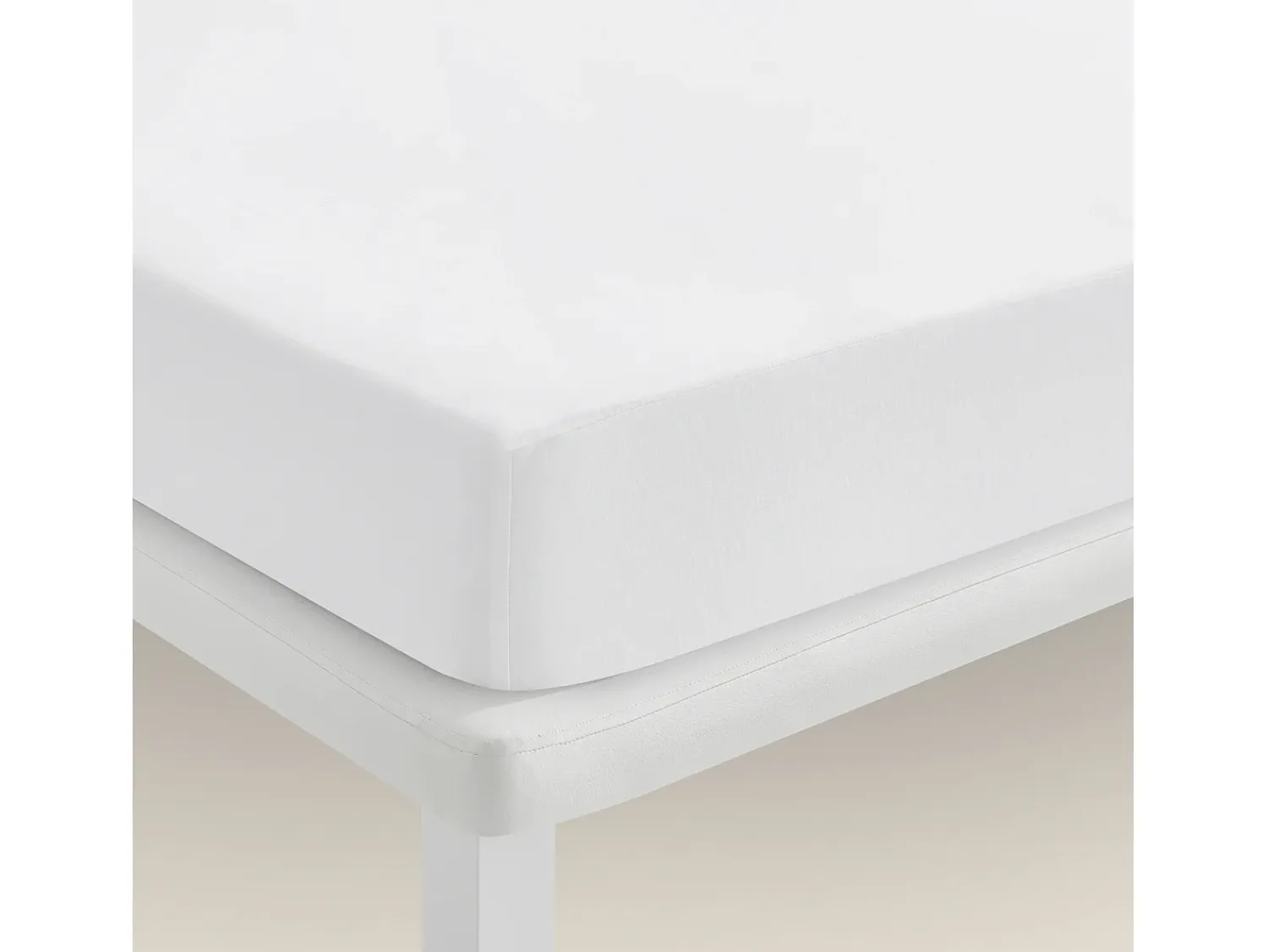 PIKOLIN Ropa De Cama^Protector de colchón 135x196cm| HOME| Impermeable| Hasta 32cm Blanco