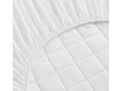 PIKOLIN Ropa De Cama^Protector de colchón 105x196cm| HOME| Aloe Vera| Hasta 32cm Blanco