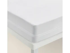 PIKOLIN Ropa De Cama^Protector de colchón 160x196cm| HOME| Hasta 34cm| Impermeable Blanco