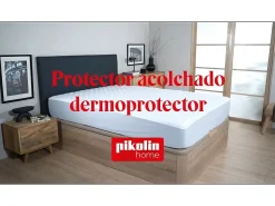 Protector de colchón 90x196cm| PIKOLIN HOME| Aloe Vera| Hasta 32cm