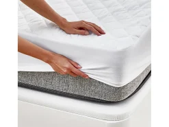 Protector de colchón 90x196cm| PIKOLIN HOME| Aloe Vera| Hasta 32cm