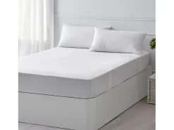 Sale PIKOLIN Protector de colchón 90x196cm| PKH Essential| Impermeable| Hasta 32cm Blanco