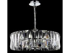 Puntes Lámpara Colgante de Techo Cromada, 6 Luces, E14