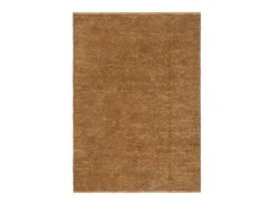 Qarlan Alfombra de nudo hecha a mano yute y algodón 80x160 cm