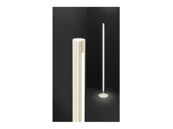 Online Ray - Lámpara de pie LED regulable de 25 W, 3000 K, 2000 lm, 160 cm de alto, interruptor de pie - Perenz - Naranja Blanco