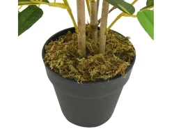 Árbol de bambú artificial con 368 hojas verde 80 cm ES358939