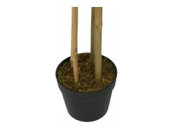 Árbol de bambú artificial con 1520 hojas 200 cm ES831400 Verde