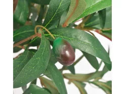 Árbol de laurel artificial con macetero verde 120 cm ES711706