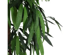 Árbol de mango artificial con 600 hojas verde 150 cm ES474646