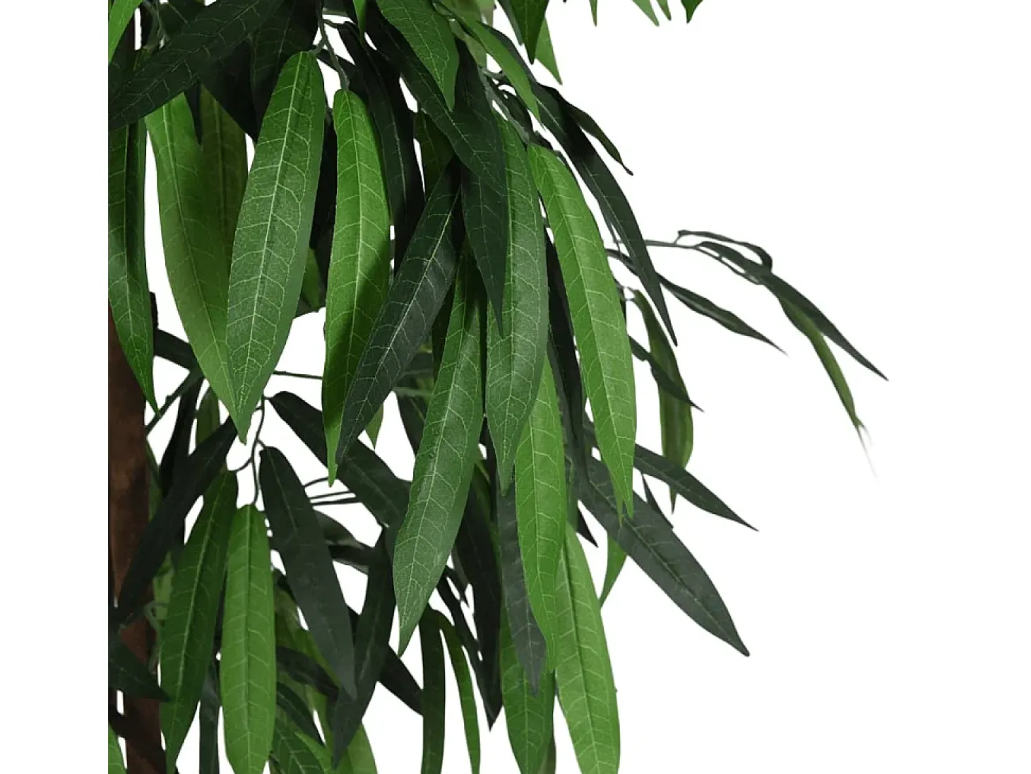 Árbol de mango artificial con 600 hojas verde 150 cm ES474646